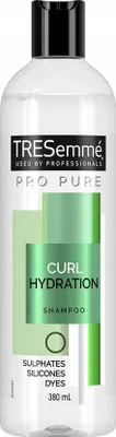 Obrázok produktu pre Tresemme | Šampón na kučery - 380 ml - Bez sulfátov a silikónov - Definuje kučery - Pre viac pružnosti