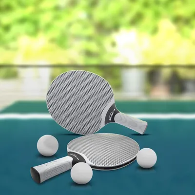 Produktbild von Professionelles Tischtennis-Schlägerset - Kompositgummi-Pingpongschläger mit Tasche
