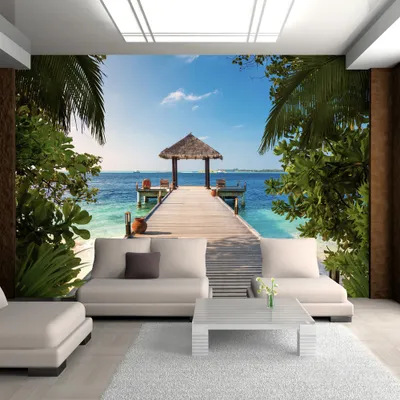 Produktbild von Basera Selbstklebende Fototapete Meeresmotiv c-A-0045-a-a, mit UV-Schutz, 343x245 cm