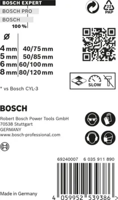 Immagine prodotto di Bosch 2608900645 Bosch CYL-9 MC Bohrer-Set 4tlg EXPERT