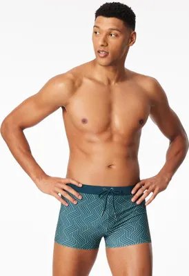 Produktbild von Schiesser Herren Badehose mit Bein Gr. 7 lime