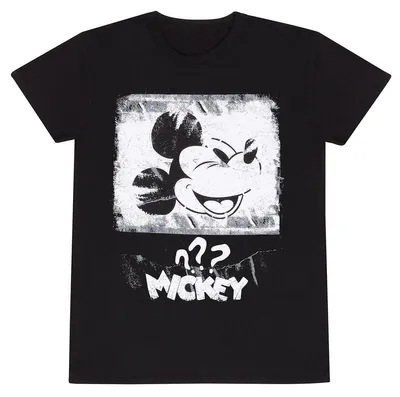Zdjęcie produktu dla Mickey Mouse T-Shirt M Black Uni  w stylu plakatu