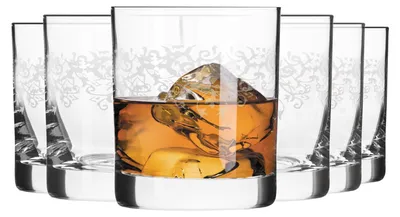 Productafbeelding van Krosno – Whiskyglazen, 350 ml – Set van 6 – Krista Deco collectie – Gemaakt van loodvrij kristal