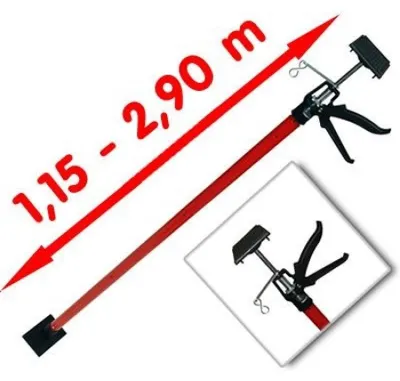 Immagine prodotto di Puntello VINTEC a una mano 115/290 puntello telescopico Puntello di montaggio