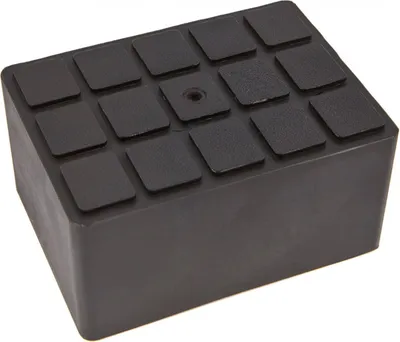 Obrázok produktu pre Gumová podložka pre zdviháky, obdĺžniková, 160 x 120 x 100mm