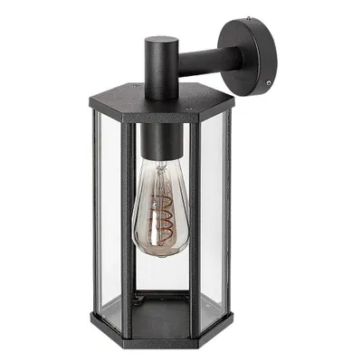 Immagine prodotto di Rabalux 7238 Applique da esterno Dubrovnik, E27, alluminio, nero, classico, IP44, 31cm