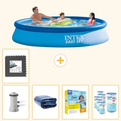 Productafbeelding van Easy Set Zwembad - Rond - 366x76 cm - 6-delig - SCB24