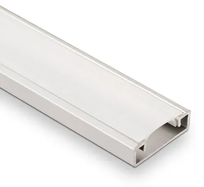Produktbild von SOTECH LED Profil-33 Aufbauprofil 2000 x 22 x 7,7 mm – opale Abdeckung, Aluprofil