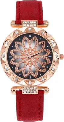 Produktbild von Alessia Damenarmbanduhr in Rot - Stilvoll und Elegant KP11413