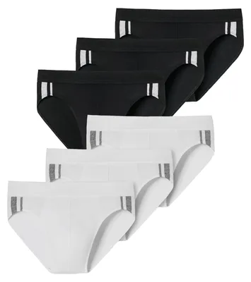 Produktbild von Herren Rioslip 6-Pack 95/5 Stretch - schwarz-weiss - Größe 4XL