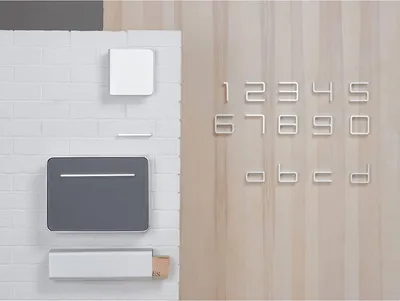 Produktbild von Authentics Entrance Hausnummer 9, Hauswand-Dekoration, Aluminium, Silber eloxiert, 80609