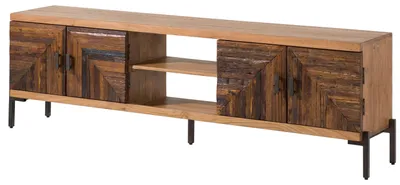 Produktbild von MASSIVMOEBEL24 TV-Board Altholz 200x40x63 natur lackiert LYON #120