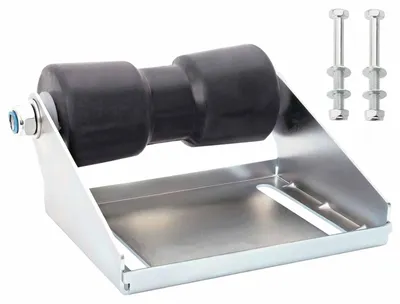 Produktbild von vidaXL Bootstrailerroller mit Halterung 20,3 cm Verzinkter Stahl