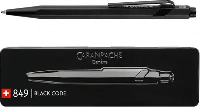 Zdjęcie produktu dla CARAN D'ACHE 849496 CARAN D'ACHE Chowany biros 849 BLACK CODE, czarny