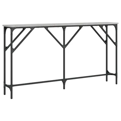 Obrázek produktu pro vidaXL Konzolový stolek šedý Sonoma 140x23x75 cm materiál na bázi dřeva