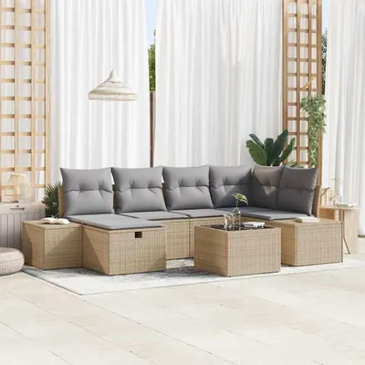 Productafbeelding van Maison Exclusive - Zithoek, 6-delig, polyrotan