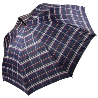 Produktbild von Jasch Regenschirm Stockschirm Damen Herren Karo Automatik Windproof Fiberglas