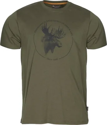 Produktbild von Pinewood 5519 Moose T-Shirt Olive (107) L