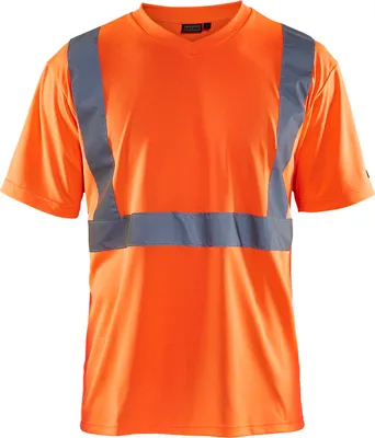Produktbild von Blakläder High Vis T-Shirt 3313 1009 in div. Farben, Farbe:orange, Größe:M