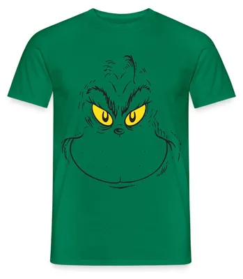 Produktbild von Spreadshirt Der Grinch Kostüm Männer T-Shirt, S, Kelly Green