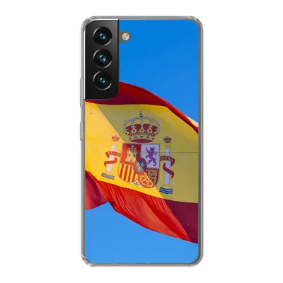 Produktbild von MuchoWow® Handyhülle Schutzhülle Hülle für Samsung Galaxy S22 Die Nationalflagge von Spanien Silikon Softcase Handy Hülle - Mobiltelefonhülle