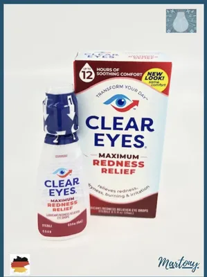 Produktbild von Clear Eyes, Maximum Redness Relief, Gleitmittel/Rötungslinderer Augen, 15 ml