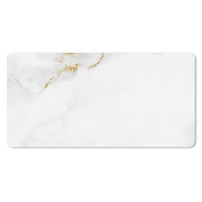 Produktbild von MuchoWow® Mauspad Mousepad Marmor - Gold - Weiß - Luxus 60x30 cm - Mousepads - Maus Mat - Pad - Mausunterlage - Nachhaltig