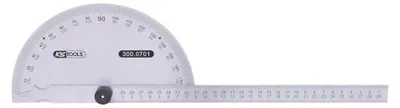 Imagen del producto de KS TOOLS, transportador de ángulos, modelo 300.0701, 400 mm, 200 mm, acero