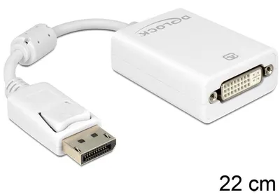 Produktbild von Delock Adapter Displayport 1.1 Stecker > DVI Buchse Passiv