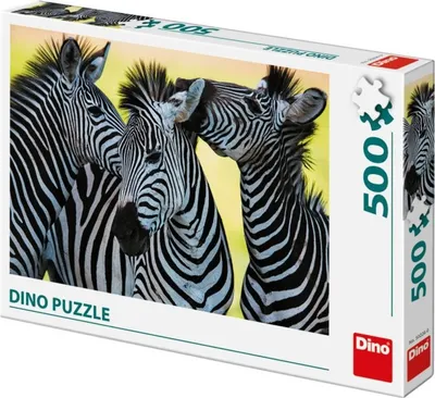 Produktbild von DINO Puzzle Zebry 500 dílků