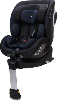 Produktbild von Hero360 SL i-Size, drehbarer Kindersitz mit Isofix und Standfuß (40-105 cm) - Twill Navy