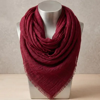 Produktbild von Elegantes rotes Halstuch AM-40438 – Vielseitiges Accessoire für jeden Anlass KP40438