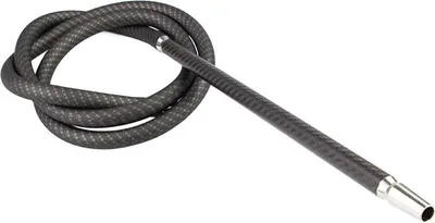 Image de Kit de tuyaux en carbone noir - 150 cm, avec embout buccal et embout terminal, universel