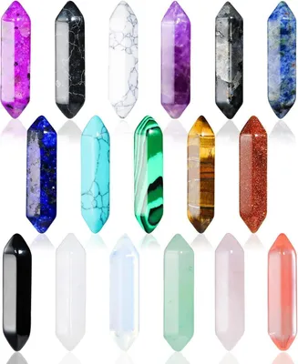 Produktbild von 17 Stück Heilkristalle Sets mit Transparenter Plastikbox