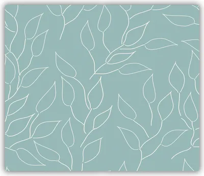 Produktbild von Tulup Glas Herdabdeckplatte Glaskeramikkochfeld-Abdeckung Spritzschutz Glasabdeckplatte Kochplattenabdeckung und Schneidebrett - Einteilig - 60x52 cm Blätter Muster