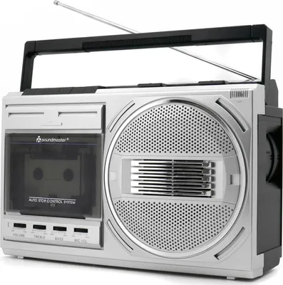 Obrázok produktu pre Soundmaster RR20SI, 3 W, FM, MW, SW, 3,5 mm, Čierna, Strieborná, Alkalický, 230 V