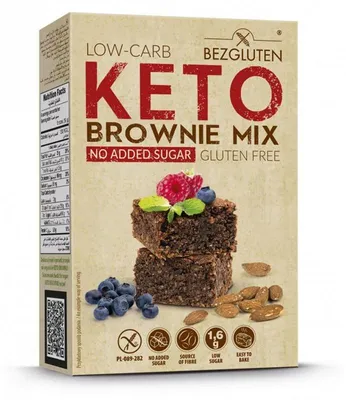 Produktbild von Bezgluten KETO Brownie Mix 150g