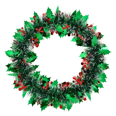 Produktbild von Clayre & Eef Weihnachtskranz Ø 35 cm Grün Kunststoff