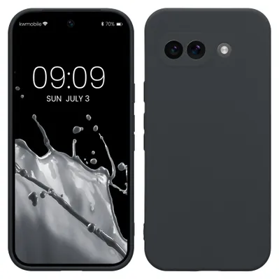 Produktbild von kwmobile Handyhülle für Google Pixel 9a Hülle - weiches Handy Silikon Case - Schutzhülle Cover - Heidelbeerblau