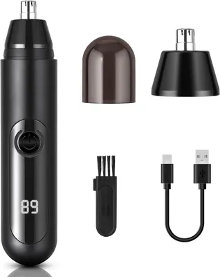 Produktbild von Nasenhaartrimmer 2-in-1, LED-Anzeige, USB-C, wiederaufladbar