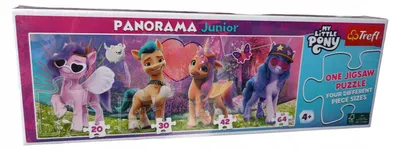 Produktbild von Trefl My Little Pony Panorama Puzzle 156 Teile