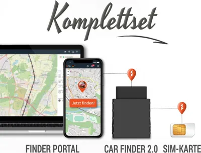 Zdjęcie produktu dla Lokalizator GPS CAR Finder 2.0 firmy PAJ – kompletny zestaw z aplikacją do lokalizacji online