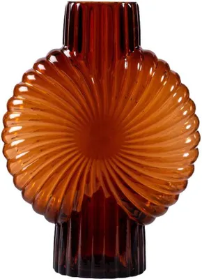 Produktbild von PTMD Vase Zugar - 22x10x32 cm - Glas - Braun