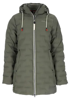 Produktbild von Dry Fashion Damen Steppmantel Blavand gefüttert in Oliv, Größe 48