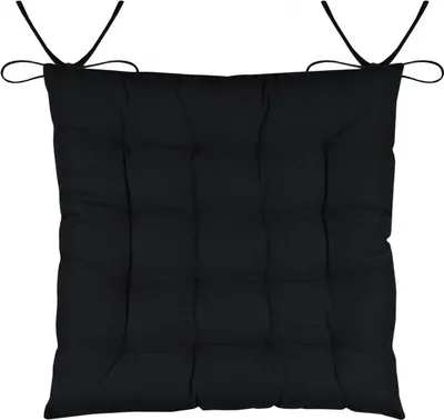 Immagine prodotto di Cuscino per sedia DUO nero 38x38x3,5 cm Francia