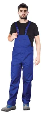 Productafbeelding van Tuinbroek - Werkbroek - Blauw - Maat 48 - Polykatoen