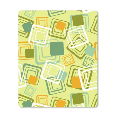 Produktbild von MuchoWow® Mauspad Mousepad 1970er Jahre - Muster - Abstrakt 30x40 cm - Mousepads - Maus Mat - Pad - Mausunterlage - Mausmatten