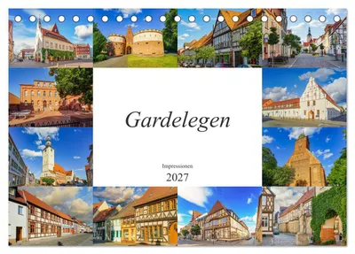 Produktbild von Gardelegen Impressionen (Tischkalender 2027 DIN A5 quer), CALVENDO Monatskalender