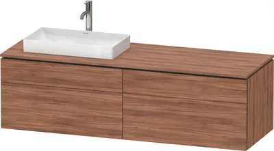 Produktbild von DURAVIT LC4871L79790000 Konsolen-WTU wandh L-Cube 550x1600x48