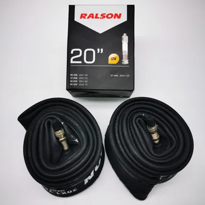 Produktbild von Ralson 2x Schlauch 20 Zoll | DV Ventil | 20 x 1.75/2.125 | 40/57-406 | Kinder Fahrrad Anhänger